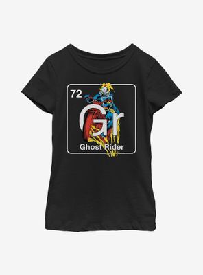 Marvel Ghost Rider Periodic Youth Girls T-Shirt
