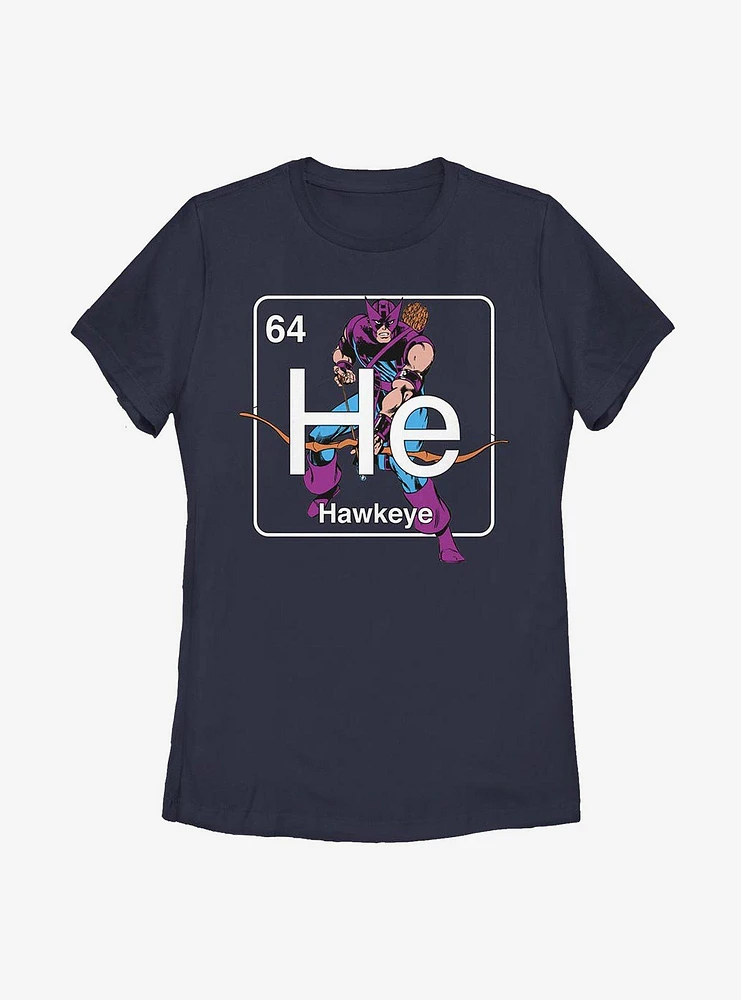 Marvel Hawkeye Periodic Womens T-Shirt