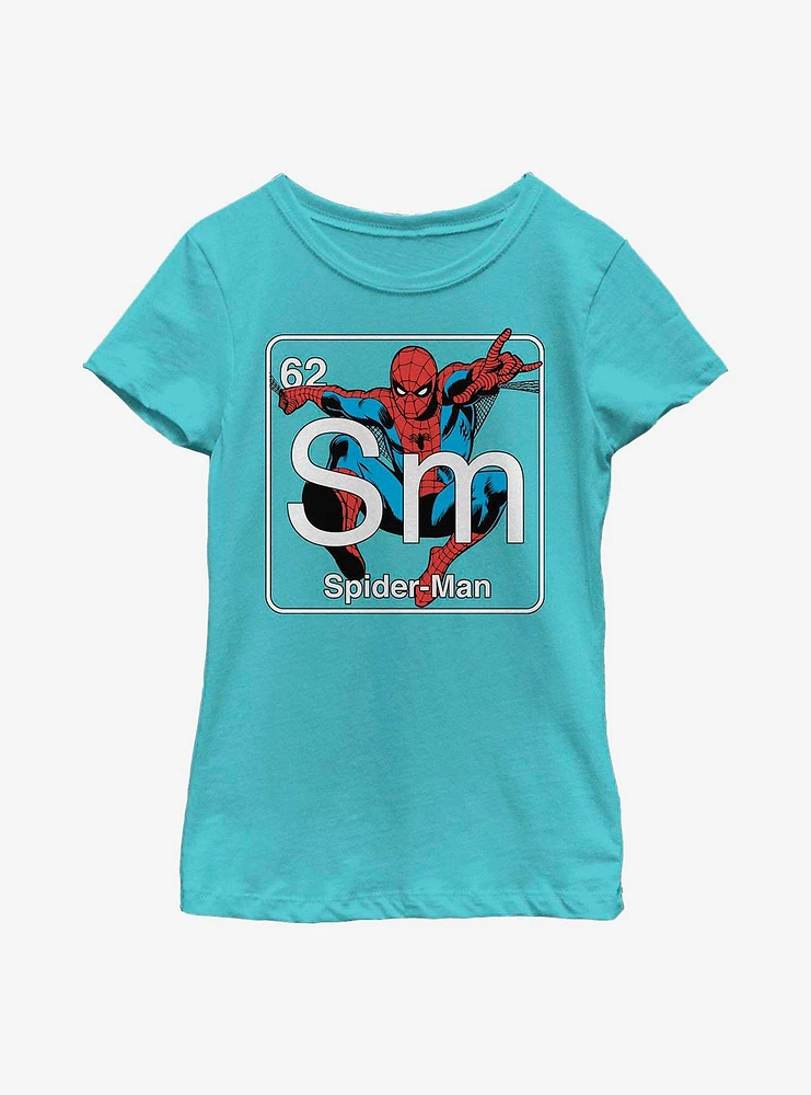 Marvel Spider-Man Periodic Youth Girls T-Shirt