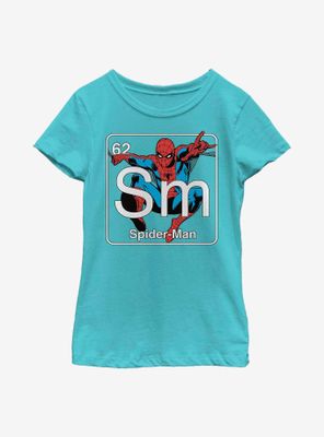 Marvel Spider-Man Periodic Youth Girls T-Shirt