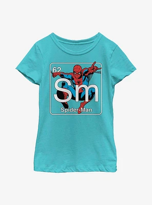 Marvel Spider-Man Periodic Youth Girls T-Shirt