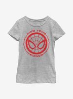 Marvel Spider-Man Spider Power Youth Girls T-Shirt