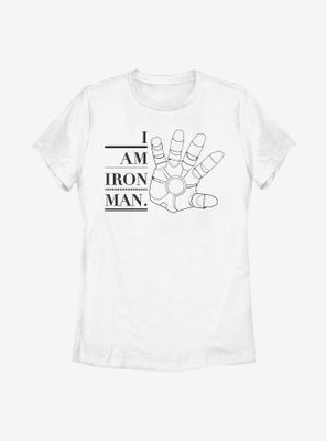 Marvel Iron Man Hand Womens T-Shirt