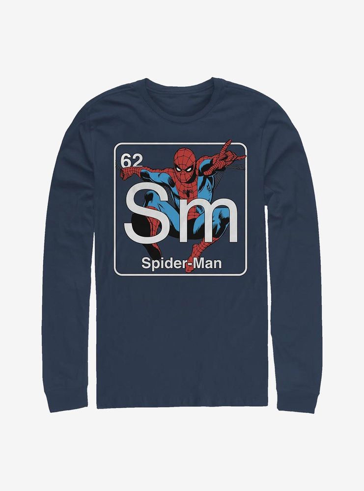 Marvel Spider-Man Periodic Long-Sleeve T-Shirt