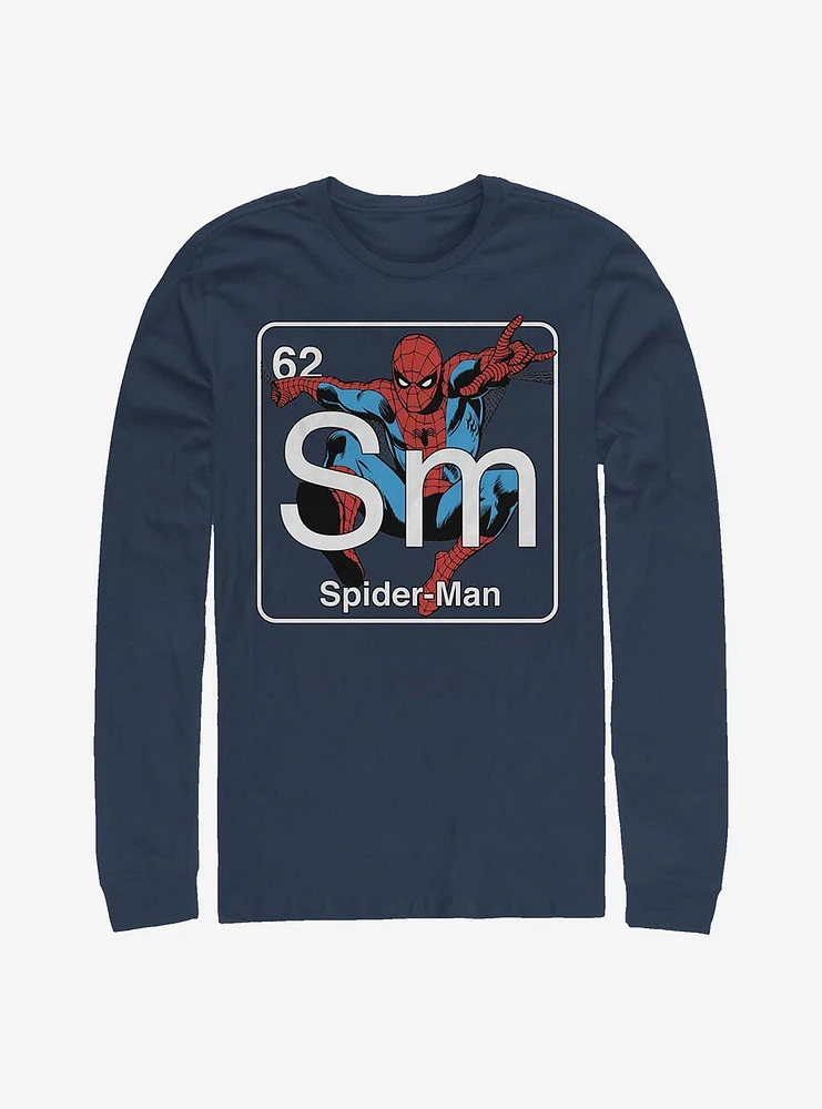 Marvel Spider-Man Periodic Long-Sleeve T-Shirt