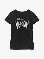 Marvel Venom We Are Slime Youth Girls T-Shirt