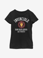 Marvel Iron Man Invincible Youth Girls T-Shirt