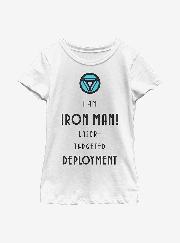 Marvel Iron Man Deployment Youth Girls T-Shirt