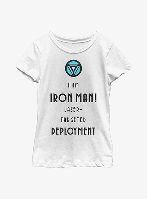 Marvel Iron Man Deployment Youth Girls T-Shirt
