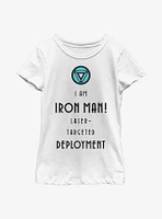 Marvel Iron Man Deployment Youth Girls T-Shirt