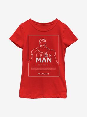 Marvel Iron Man The Invincible Youth Girls T-Shirt