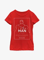 Marvel Iron Man The Invincible Youth Girls T-Shirt
