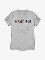 Marvel Spider-Man Comic Thwip Womens T-Shirt