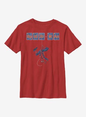 Marvel Spider-Man Spider Tiles Youth T-Shirt