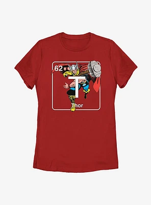 Marvel Thor Periodic Womens T-Shirt