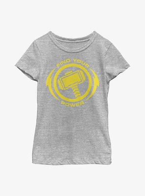 Marvel Thor Power Youth Girls T-Shirt