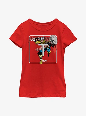 Marvel Thor Periodic Youth Girls T-Shirt