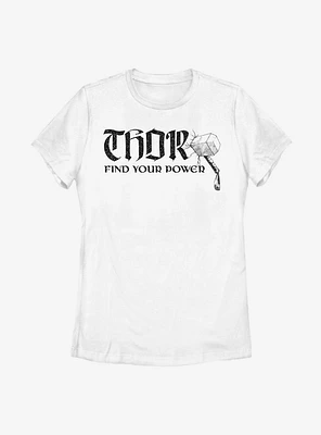 Marvel Thor Power Of Womens T-Shirt