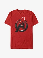 Marvel Avengers Logo Sketch T-Shirt