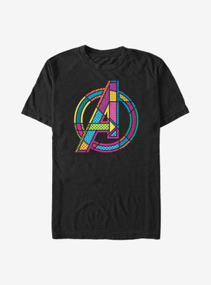 Marvel Avengers Halftone Pop A T-Shirt