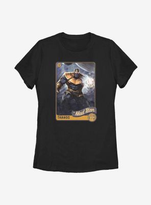 Marvel Avengers Titan Card Womens T-Shirt
