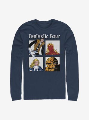 Marvel Fantastic Four Boxed Team Long-Sleeve T-Shirt