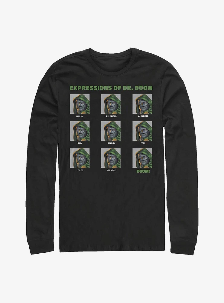 Marvel Fantastic Four Expressions Of Doom Long-Sleeve T-Shirt