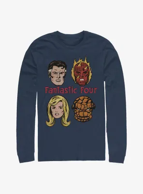 Marvel Fantastic Four IconsLong-Sleeve T-Shirt