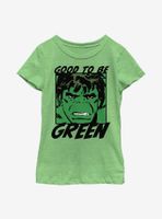 Marvel Hulk Good Green Youth Girls T-Shirt