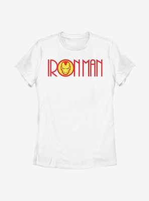 Marvel Iron Man Retro Ironman Logo Womens T-Shirt