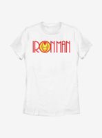 Marvel Iron Man Retro Ironman Logo Womens T-Shirt