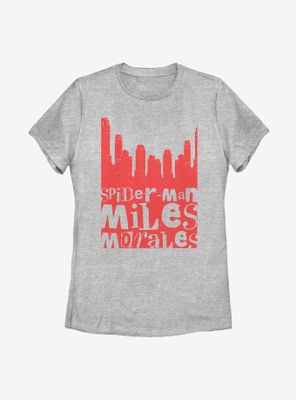 Marvel Spider-Man Miles Morales City Womens T-Shirt