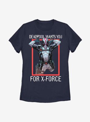 Marvel Deadpool Recruiter Womens T-Shirt