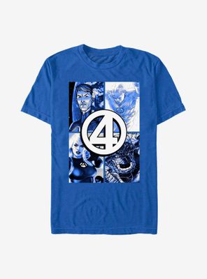 Marvel Fantastic Four Straight Boxes T-Shirt