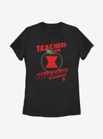 Marvel Black Widow Teachers Are Superheroes Womens T-Shirt