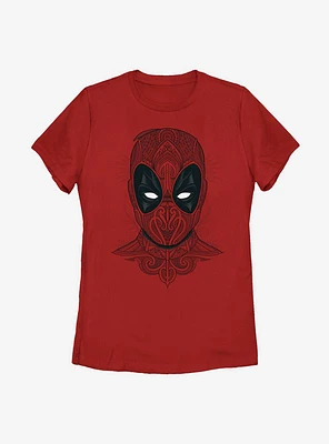 Marvel Deadpool Floral Womens T-Shirt