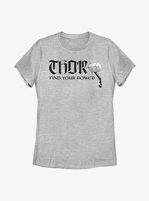 Marvel Thor Power Hammer Womens T-Shirt