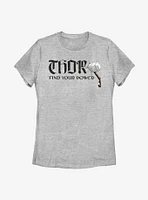 Marvel Thor Power Hammer Womens T-Shirt