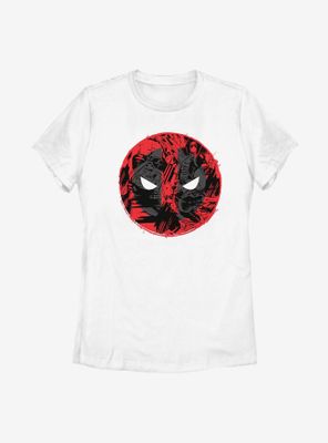 Marvel Deadpool Logo Fill Womens T-Shirt