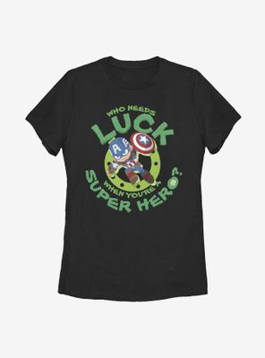 Marvel Captain America Super Luck Womens T-Shirt