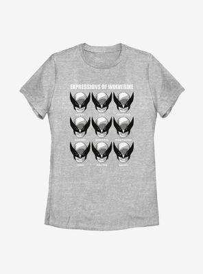Marvel Wolverine Expressions Womens T-Shirt