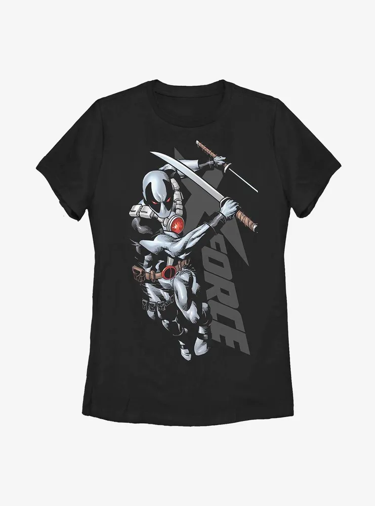 Marvel Deadpool Team Force Womens T-Shirt