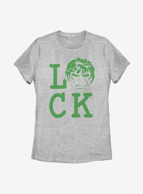 Marvel Hulk Luck Womens T-Shirt