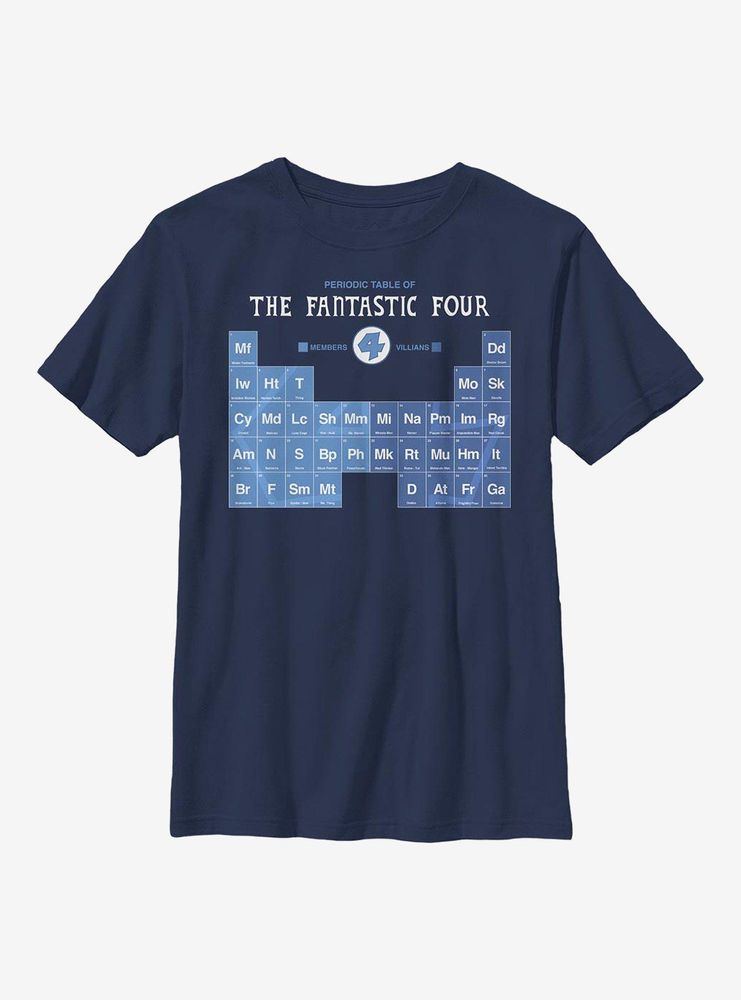 Marvel Fantastic Four Periodic FF Youth T-Shirt