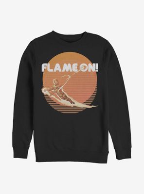 Marvel Fantastic Four Retro Flame Sweatshirt