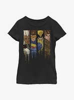 Marvel X-Men Dread Panels Youth Girls T-Shirt