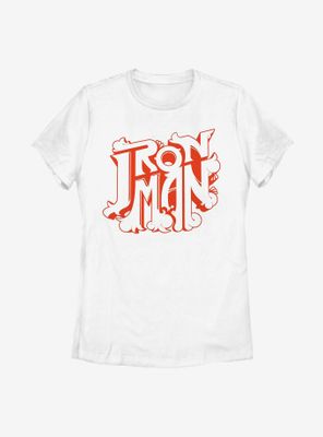 Marvel Iron Man Decor Logo Womens T-Shirt