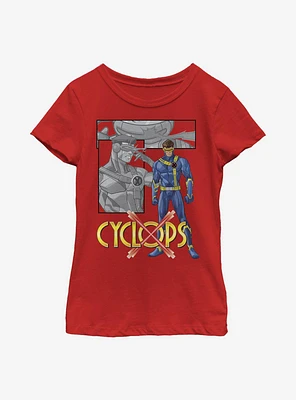 Marvel X-Men Laser Panels Youth Girls T-Shirt