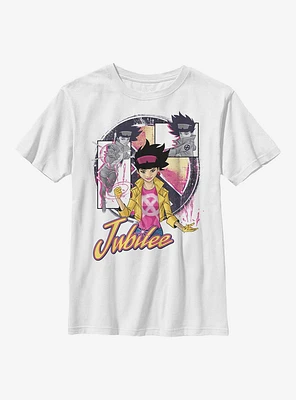 Marvel X-Men Jubilee Panels Youth T-Shirt