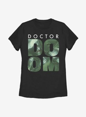 Marvel Fantastic Four Doom Fill Womens T-Shirt